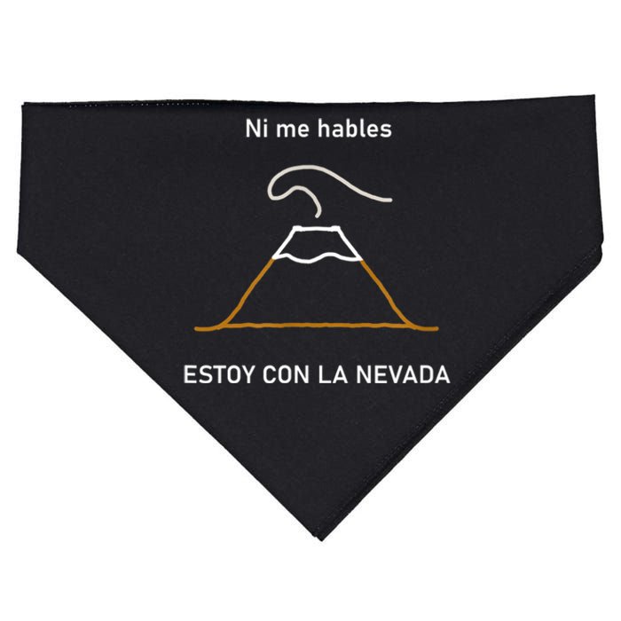 Estoy Con La Nevada (Oscuro) USA-Made Doggie Bandana