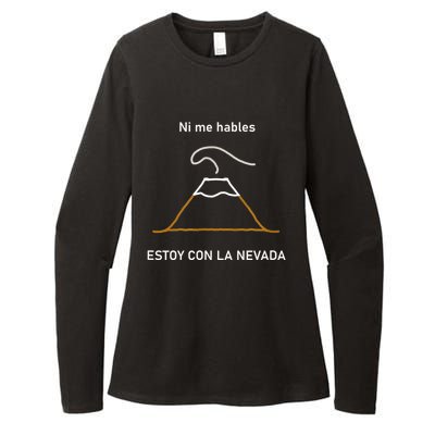 Estoy Con La Nevada (Oscuro) Womens CVC Long Sleeve Shirt