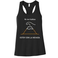 Estoy Con La Nevada (Oscuro) Women's Racerback Tank