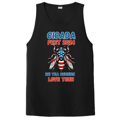 Entomology Cicada Lover Cicada Fest 2024 PosiCharge Competitor Tank