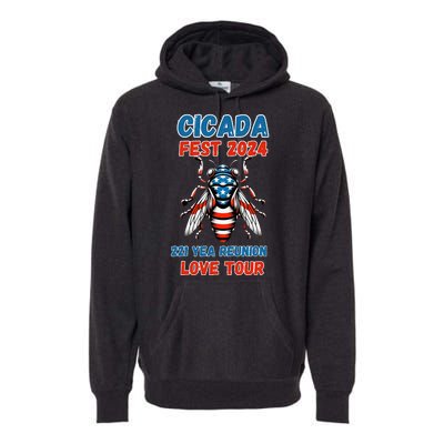 Entomology Cicada Lover Cicada Fest 2024 Premium Hoodie