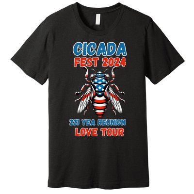 Entomology Cicada Lover Cicada Fest 2024 Premium T-Shirt