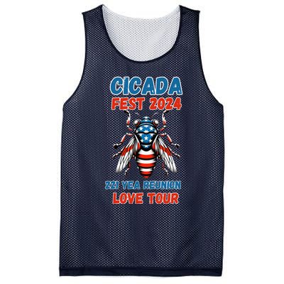 Entomology Cicada Lover Cicada Fest 2024 Mesh Reversible Basketball Jersey Tank