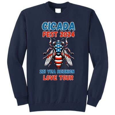 Entomology Cicada Lover Cicada Fest 2024 Tall Sweatshirt