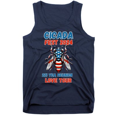 Entomology Cicada Lover Cicada Fest 2024 Tank Top