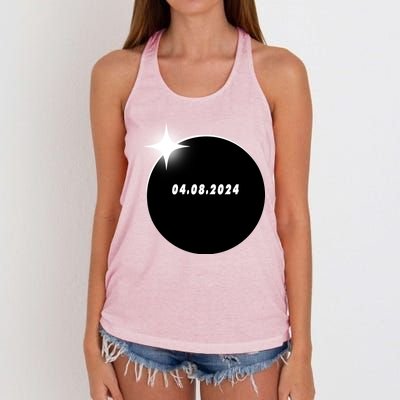 Eclipse 04.08 2024 Women's Knotted Racerback Tank