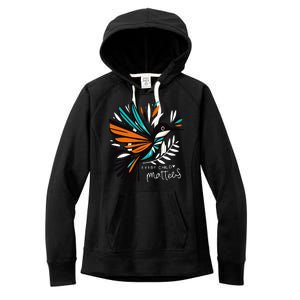 Every Child Matters Unity Day Anti Bullying Women's Fleece Hoodie