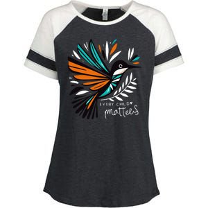 Every Child Matters Unity Day Anti Bullying Enza Ladies Jersey Colorblock Tee