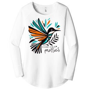 Every Child Matters Unity Day Anti Bullying Women's Perfect Tri Tunic Long Sleeve Shirt