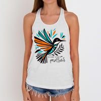 Every Child Matters Unity Day Anti Bullying Women's Knotted Racerback Tank