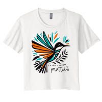 Every Child Matters Unity Day Anti Bullying Women's Crop Top Tee