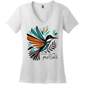 Every Child Matters Unity Day Anti Bullying Women's V-Neck T-Shirt