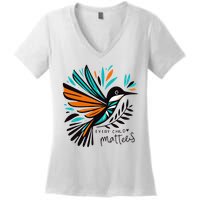 Every Child Matters Unity Day Anti Bullying Women's V-Neck T-Shirt