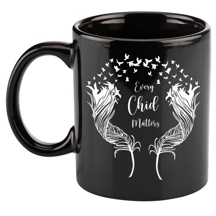 Every Child Matters Orange, Kindness And Equality 11oz C Handle Ceramic Mug