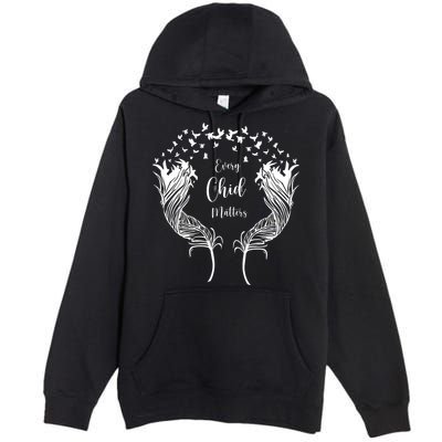 Every Child Matters Orange, Kindness And Equality Premium Pullover Hoodie