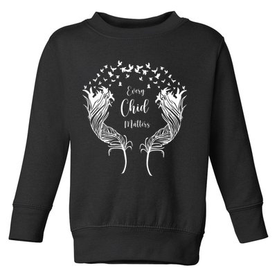 Every Child Matters Orange, Kindness And Equality Toddler Sweatshirt
