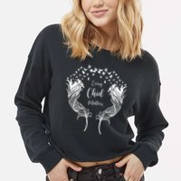 Every Child Matters Orange, Kindness And Equality Cropped Pullover Crew