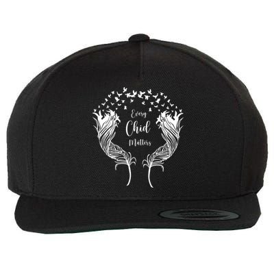Every Child Matters Orange, Kindness And Equality Wool Snapback Cap