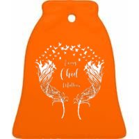 Every Child Matters Orange, Kindness And Equality Ceramic Bell Ornament