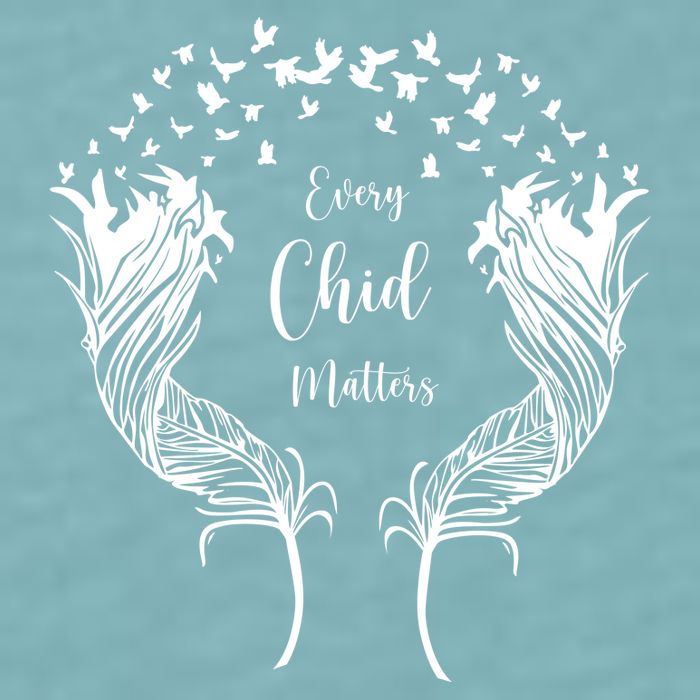 Every Child Matters Orange, Kindness And Equality Sueded Cloud Jersey T-Shirt