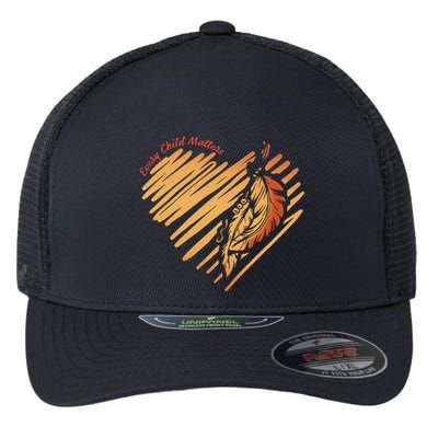 Every Child Matters Kindness And Equality Flexfit Unipanel Trucker Cap
