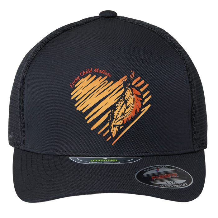 Every Child Matters Kindness And Equality Flexfit Unipanel Trucker Cap