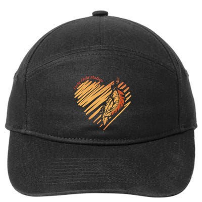 Every Child Matters Kindness And Equality 7-Panel Snapback Hat