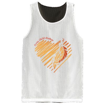 Every Child Matters Kindness And Equality Mesh Reversible Basketball Jersey Tank
