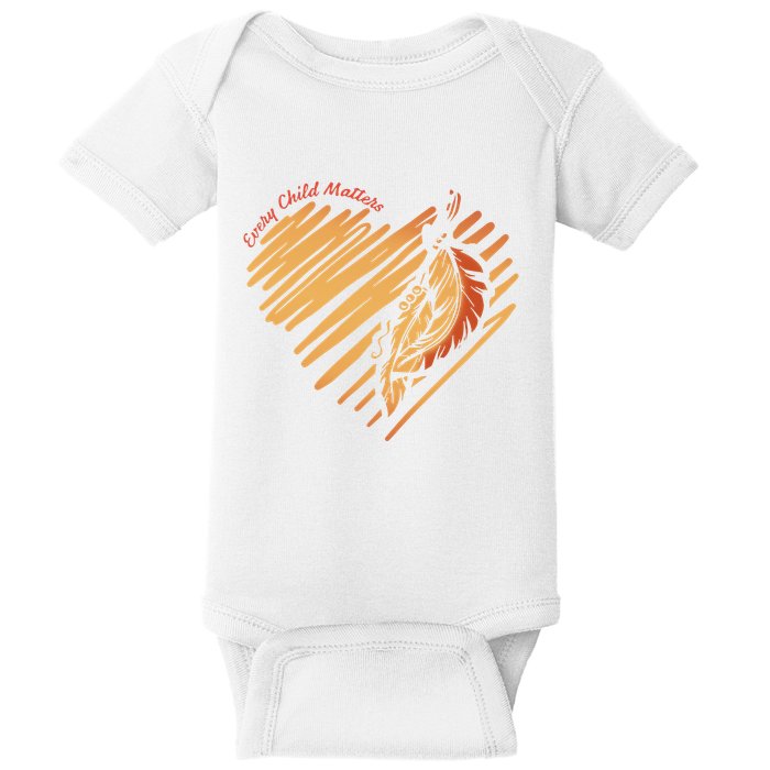 Every Child Matters Kindness And Equality Baby Bodysuit