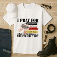 Every Child Matters I Pray For My Ancestors My Family And My Sisters Tall T-Shirt
