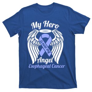 Esophegeal Cancer My Hero Is Now My Angel Wings Gift T-Shirt