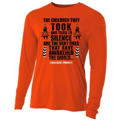 Every Child Matters Quote Cooling Performance Long Sleeve Crew