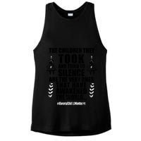 Every Child Matters Quote Ladies PosiCharge Tri-Blend Wicking Tank