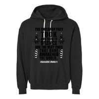 Every Child Matters Quote Garment-Dyed Fleece Hoodie