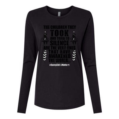 Every Child Matters Quote Womens Cotton Relaxed Long Sleeve T-Shirt