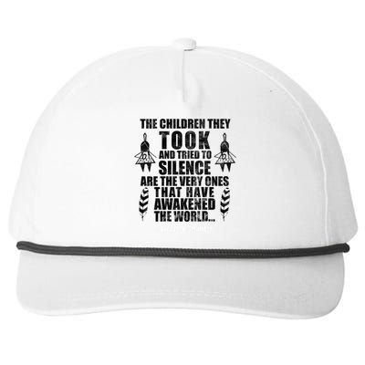 Every Child Matters Quote Snapback Five-Panel Rope Hat