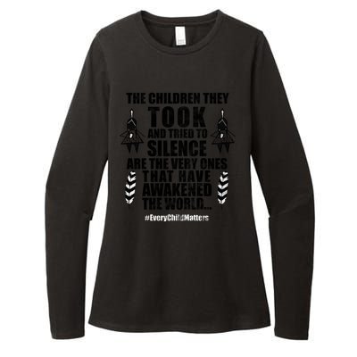 Every Child Matters Quote Womens CVC Long Sleeve Shirt