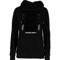 Every Child Matters Quote Womens Funnel Neck Pullover Hood