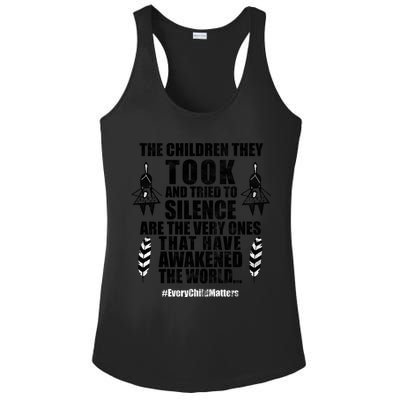 Every Child Matters Quote Ladies PosiCharge Competitor Racerback Tank