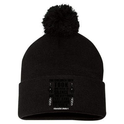 Every Child Matters Quote Pom Pom 12in Knit Beanie