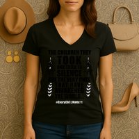 Every Child Matters Quote Women's V-Neck T-Shirt
