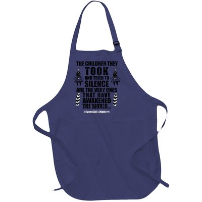 Every Child Matters Quote Full-Length Apron With Pockets