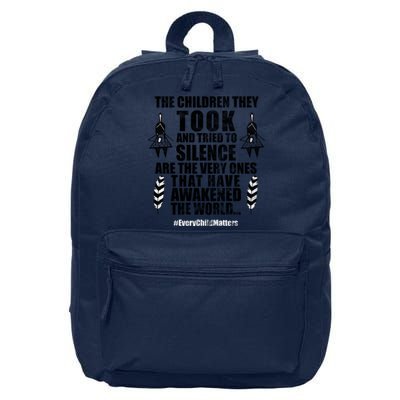 Every Child Matters Quote 16 in Basic Backpack