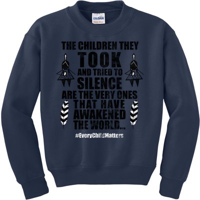 Every Child Matters Quote Kids Sweatshirt