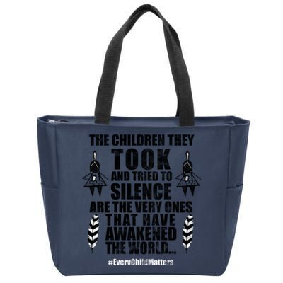 Every Child Matters Quote Zip Tote Bag