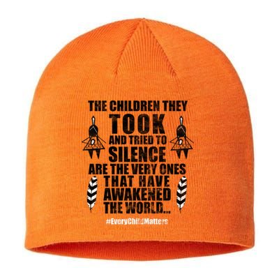 Every Child Matters Quote Sustainable Beanie