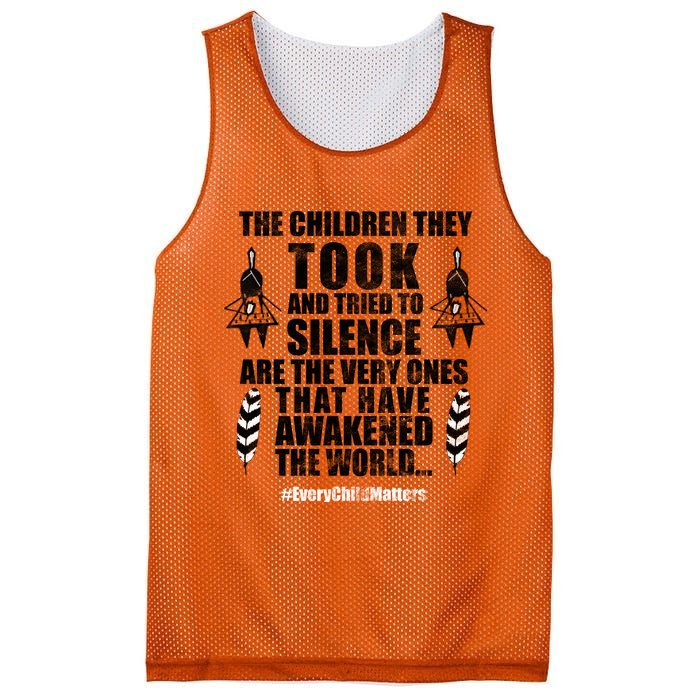 Every Child Matters Quote Mesh Reversible Basketball Jersey Tank