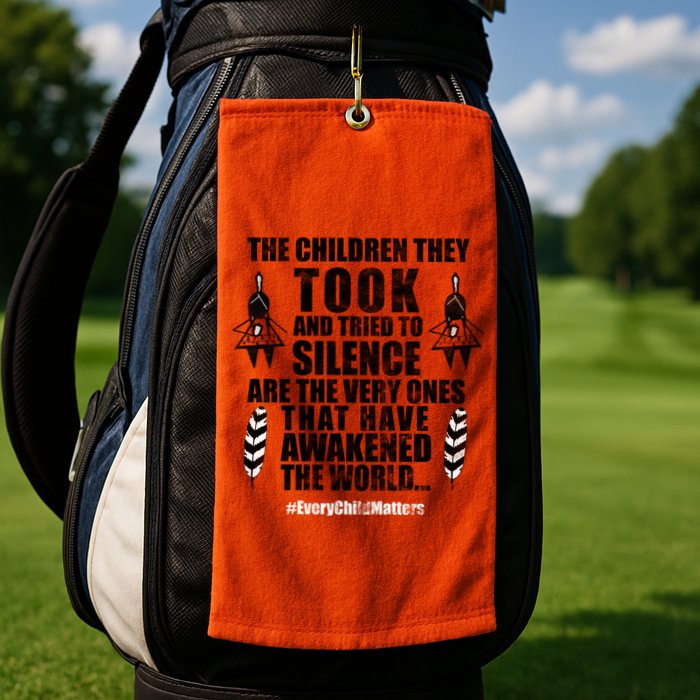 Every Child Matters Quote Golf Towel