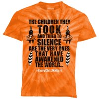 Every Child Matters Quote Kids Tie-Dye T-Shirt