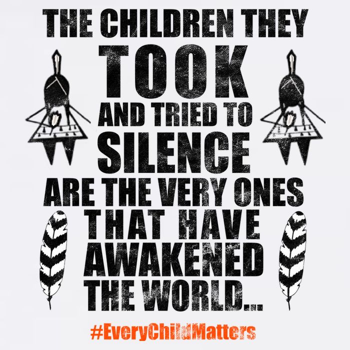 Every Child Matters Quote Garment-Dyed Sweatshirt
